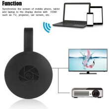 Xuyan Ασύρματος Δέκτης Προβολέα HDMI WiFi 1080P για Apple/Android
