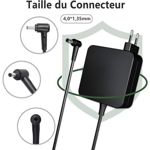 Φορτιστής φορητού υπολογιστή ASUS 45W 19V 2.37A συμβατός με Zenbook και Vivobook 1