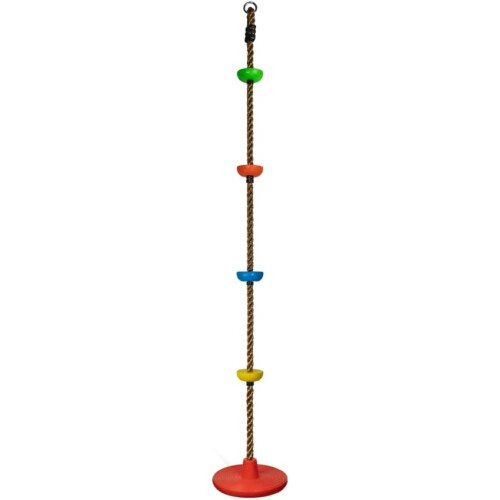 Disk Rope with Climbing Platforms Multi Colored Residential 2