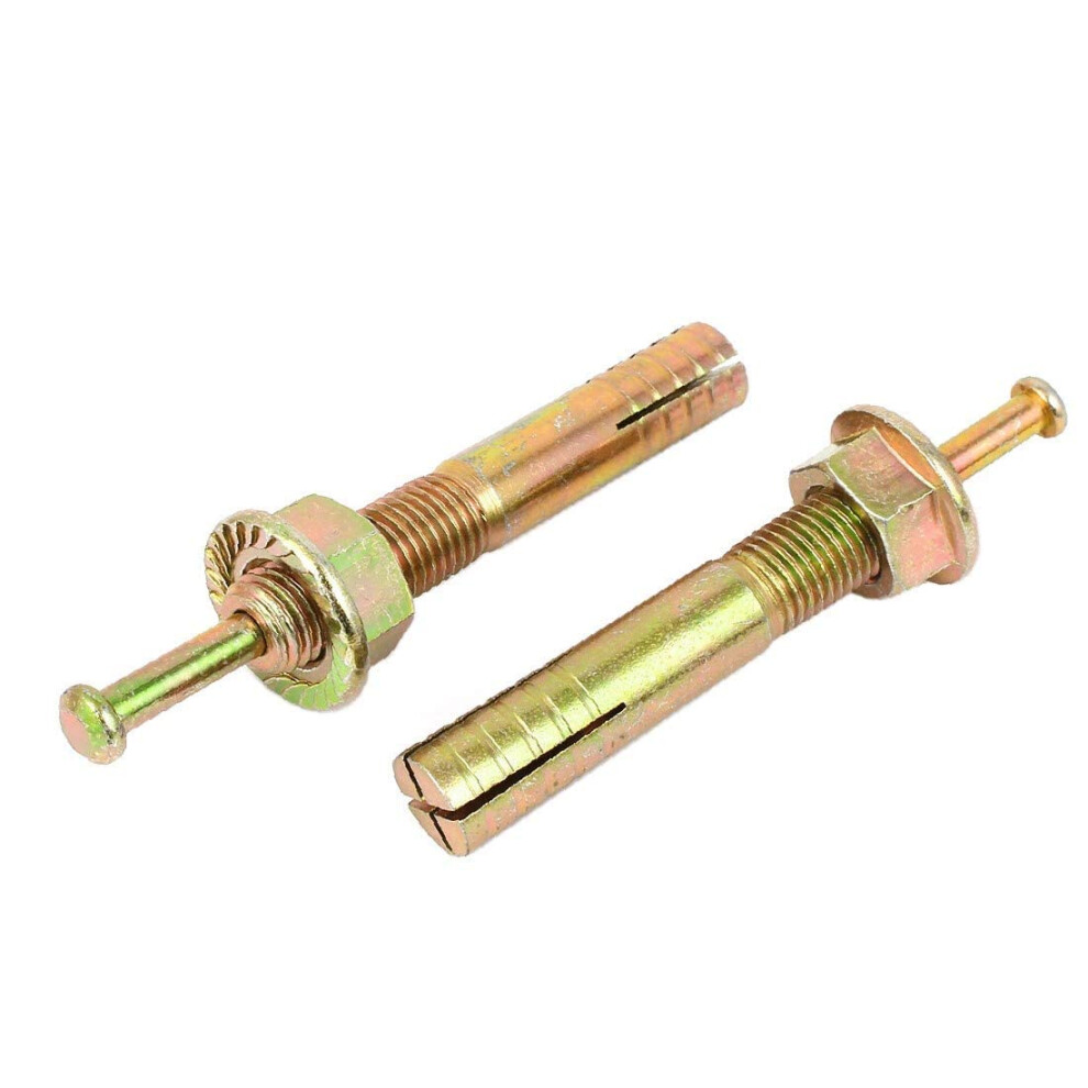 Core Highstrength Bolts Strike Hammer Nails Gecko Expansion Screws M16x100mm 2Pcs (Color : Multiple Colors, Size : Medium) 395291735794