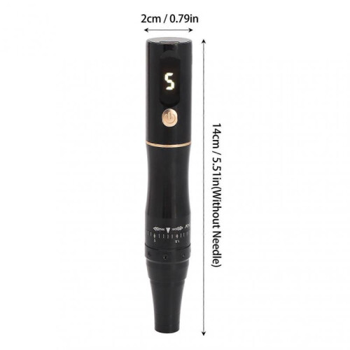 Semi Permanent Makeup Machine 5 Speed 15000rpm Microshading Machine Pen for Eyebrow Eyeliner 2