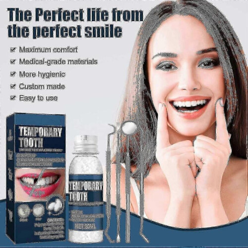 Instant Tooth Replacement Kit, Repair Missing Or Broken Teeth Quickly 1