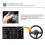 Ραδιόφωνο αυτοκινήτου Bluetooth 7 ιντσών Android με GPS για Ford Focus C-Max S-Max Mondeo Kuga Galaxy 6