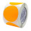 2 Inch Round Label, Fluorescent Orange, Permanent Color Coded Dot Stickers, 500 Labels Per Roll 1