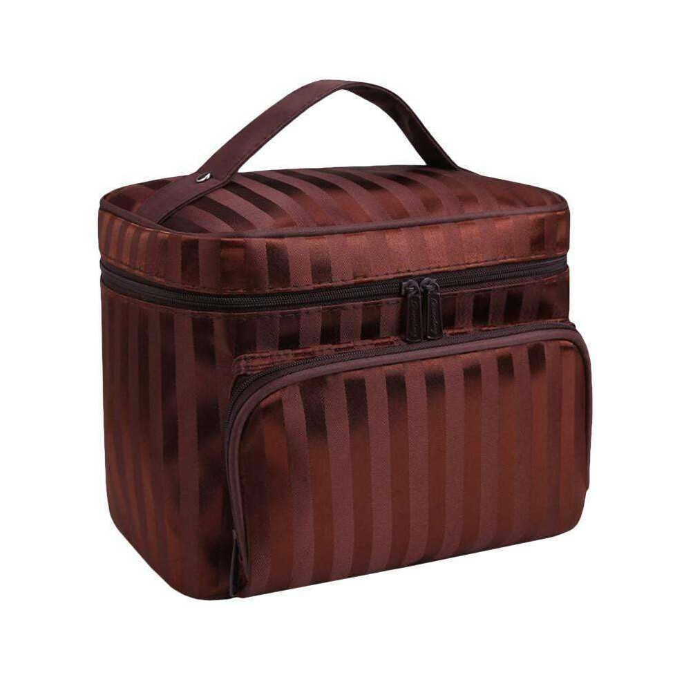 HKYH Jewellery Vanity Case Storage Bags Women Beauty Makeup Nail Polish Cosmetic Bag