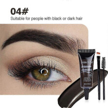 4 Colors Professional Eyelash Eyebrow Dye Tint Diy Fast Tint Easy Dye Gel Eyelash Tint Kit Semi Permanent Eyebrow Coloring Cream