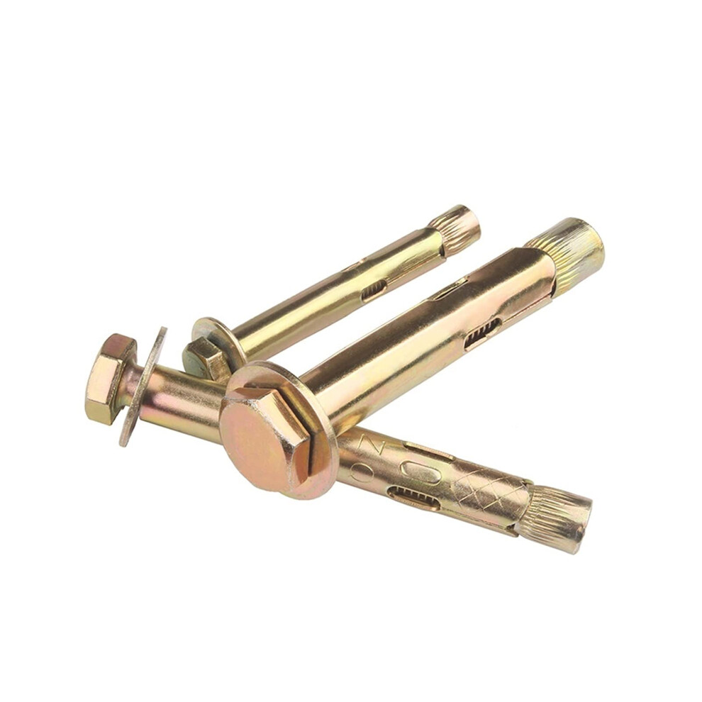 5Pcs Screw M6 /M8 Carbon Steel Concrete Walls Expansion Shield Anchor With Hex Bolt 395291737330