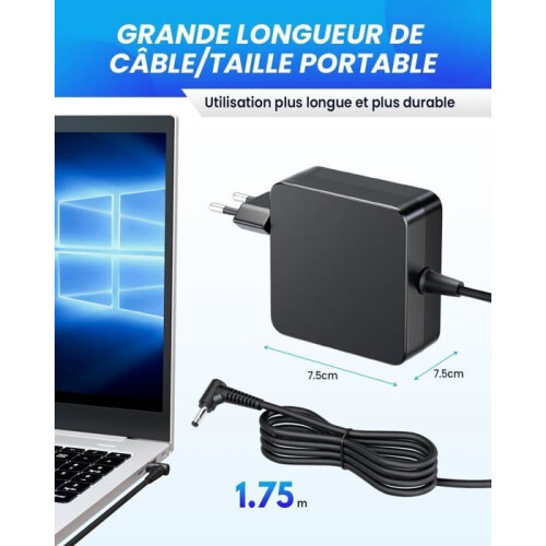Φορτιστής φορητού υπολογιστή 65W για Ideapad 310 510 520 710 ADLX65CCGE2A ADLX65CLGE2A Τροφοδοτικό 4,0 1