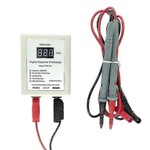800V Digital Capacitor Fast Discharger High Voltage Discharging Tool for Electronic Repair Display