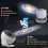 Προβολέας LED Starry Sky ACELIFE, Λάμπα προβολέα Galaxy LED 5W με 12 μοτίβα διαφανειών, Φως 4
