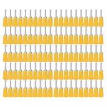 Ouitble Ferrule End Connector 100Pcs Wire Ferrule Terminal Connector Set Kit for Equipment PTV5.5-13, 12-10 AWG Crimping Ferrule