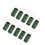 Risegun Electronic Components Electrolytic Capacitor Radial Assorted Kit 450V 100uF 10pcs Green 5