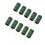 Risegun Electronic Components Electrolytic Capacitor Radial Assorted Kit 450V 100uF 10pcs Green 3