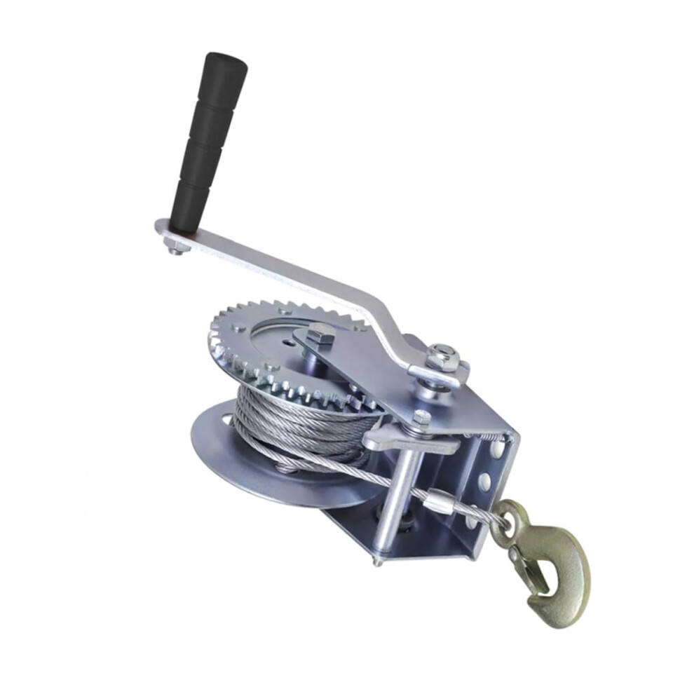Atv Manual Winch Cable Trailer Towing Winch Sturdy Steel Construction 395291738399