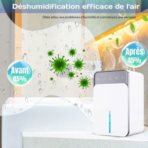 Ηλεκτρικός Αφυγραντήρας - 1200ml - Φως LED 7 Χρωμάτων - Αυτόματη Απενεργοποίηση 2