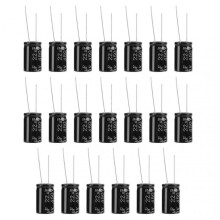 Risegun 450V Capacitors 20pcs 450V 22uf 105 Axial Electrolytic Capacitors for Tube Amplifier