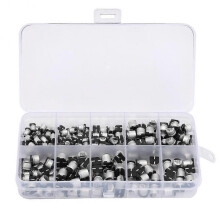Risegun Electrolytic Capacitor 200PCS SMD Electrolytic Capacitor Kit, 10 Values 10V to 50V, 1uF to 470uF, Includes Storage Box