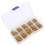 Risegun Ceramic Capacitor Assortment Kit Ceramic Capacitor Kit 500 pcs, Multilayer Assortment 0.1uF-10uF for Electronic Components 2
