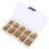 Risegun Ceramic Capacitor Assortment Kit Ceramic Capacitor Kit 500 pcs, Multilayer Assortment 0.1uF-10uF for Electronic Components 3