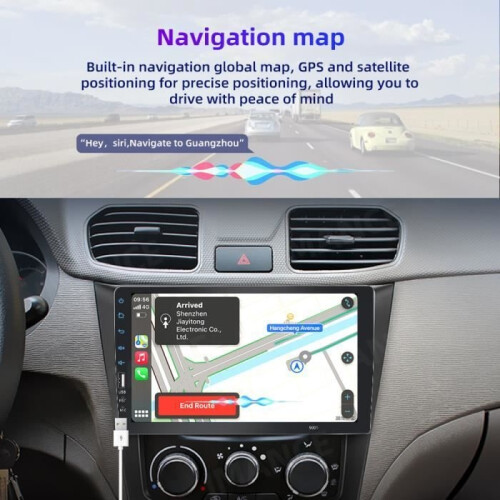 Carplay - Ραδιόφωνο αυτοκινήτου με οθόνη αφής 9 ιντσών, συσκευή αναπαραγωγής βίντεο 1
