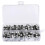 Risegun Electrolytic Capacitor SMD Electrolytic Capacitors Set 1uF 470uF E Cap, 200pcs, 10-50V, Assortment 1