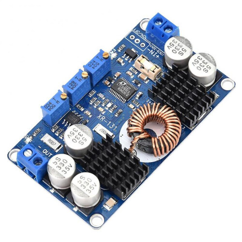 Risegun Automatic Boost Buck Converter DC 5V-32V to 1V-30V 10A Voltage Regulator, Automatic Step Up Down Charging Module LTC3780 2