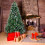 6FT Artificial Snow Tipped Pine Cones Christmas Tree Holiday Party Decor 6