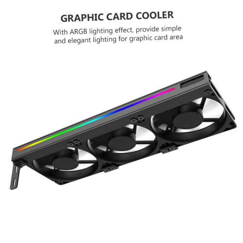 Graphic Card Cooler 3pin Connector Graphics Card Fan Cooling 1