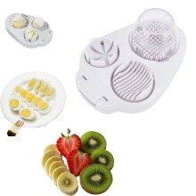 3 in 1 Multi-Function Egg Slicer Home Use Kitchen Chopper Tool