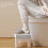 Toilet Poop Foot Stool Home (White) 2