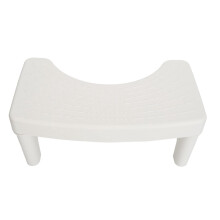 Toilet Poop Foot Stool Home (White)