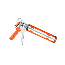 Ergonomic Glass Glue Dispenser Thickened Rotary Caulking Tool Drip Construction Adhesive Orange