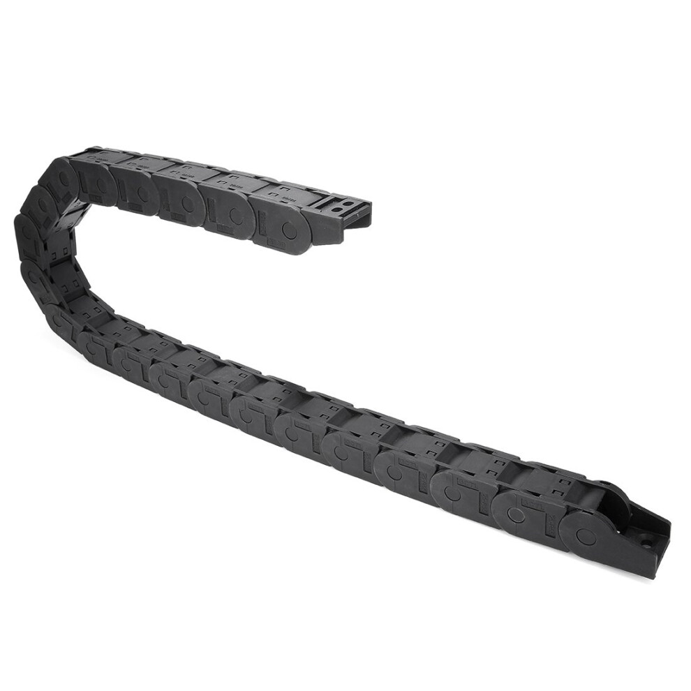 R55 25Mm Electrical Equipment X 25Mm Plastic Cable Wire Carrier Drag Chain Black 1M For Cnc 395291739471