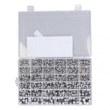 Uadme 1520Pcs SMD Electrolytic Capacitor, 36 Values 1uF‑1000uF Aluminum Assortment Set Kit
