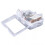TICFOX 1500PCS Electronic Component Kit Resistors Transistors Ceramic Electrolytic Capacitors LED Diodes Assortment Kit 2
