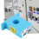 Ouitble Adjustable Current Sensing Switch Flameproof Adjustable AC Current Sensing Switch 1-200A DC 10-30V (Normally Open) 5