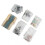 Risegun Resistor Electronic Components Set, LED Diodes, Transistors, Electrolytic Capacitors, Resistors Kit for DIY Projects, 100 Pieces 2