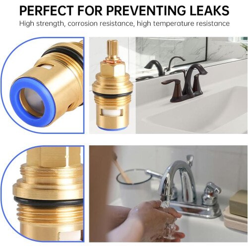 Faucet Cartridge Replacement Compatible with Grohe 45887000, Cold Kitchen Faucet Stem Replacement 1