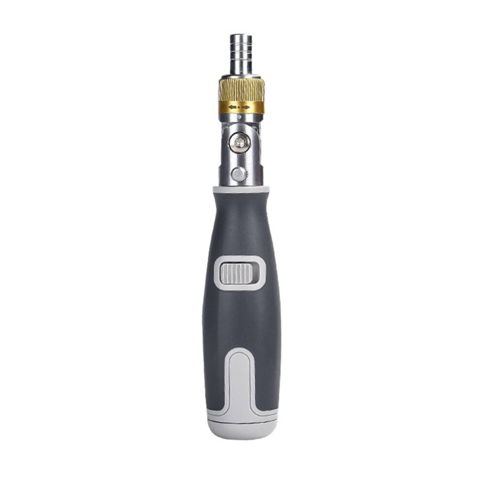 Multibit Ratcheting Screwdriver Adjustable Extension Screwdriver Multitool Professional Angle Universal 6.35Mm Port Multibit Screwdriver 395291740583