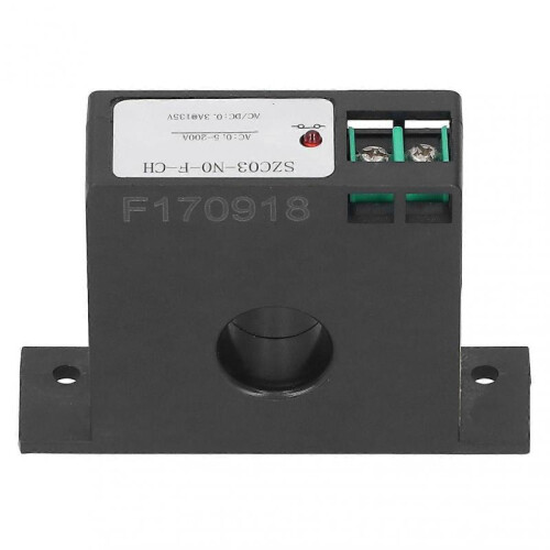 Ouitble Current Inductive Switch AC Current Sensing Switch 0.5-200A, Self-Powered Inductive Mutual Inductance Sensor 1