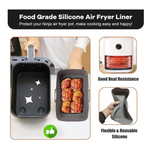 Αξεσουάρ Ninja Airfryer – Καλούπι σιλικόνης – 21,5 x 14,5 x 7 cm – Πλένεται στο πλυντήριο 1