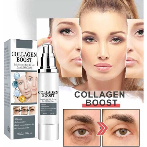 Collagen Boost Anti-Aging Serum, συσκευασία 3 τεμαχίων, Αντιρυτιδική Κρέμα Κολλαγόνου για 1