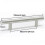 Λαβές JCU σε σχήμα Τ, 12 x 96 x 150 mm, με βίδες, για συρτάρια, πόρτες, ντουλάπια, έπιπλα 3