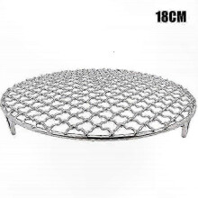 (18CM) Stainless Steel Round Grill Grate for BBQ, Durable Cooking Surface, Multiple Sizes Available