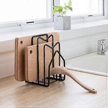 New product,Cutting Board Rack Chopping Board Organizer Stand Holder Kitchen Countertop Pots Pan Lids Rack