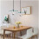 Modern Glass Pendant Light, Height Adjustable Small Chandeliers, Hanging Above Dining Table 3