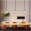 Modern Glass Pendant Light, Height Adjustable Small Chandeliers, Hanging Above Dining Table 4