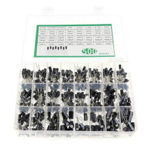 Multilayer Monolithic Ceramic Electrolytic Capacitor, Assorted Kit with Storage Box 0.1 UF-1000 UF 24Values
