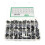 Multilayer Monolithic Ceramic Electrolytic Capacitor, Assorted Kit with Storage Box 0.1 UF-1000 UF 24Values 1