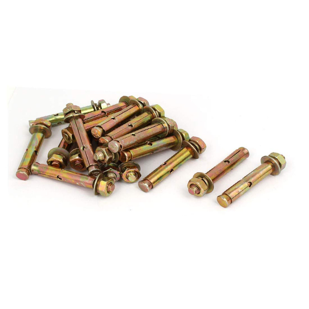 Expansion Anchor Bolts,Hex Nut,Expansion Screw Bolts,M8x70mm Round Head Hexagon Nut Sleeve Anchor 395291741702